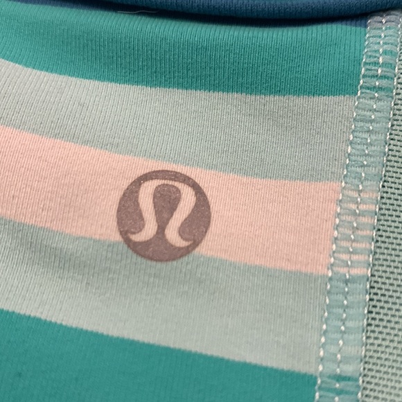 LULULEMON POWER Y BLUE STRIPE TANK - Picture 2 of 5